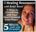 opt-in offer Mp3, 4 Steps to Connecting with Your Heart-Centered Peace; with info guide