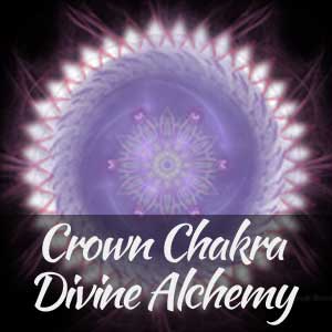 Kristi's artwork for Crown Chakra, session focus Divine Alchemy