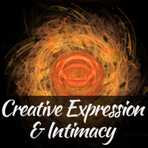Kristi's art for sacral chakra. Spiritual energy healing session for creativity, sensuality and comfort with intimacy. MP3 download